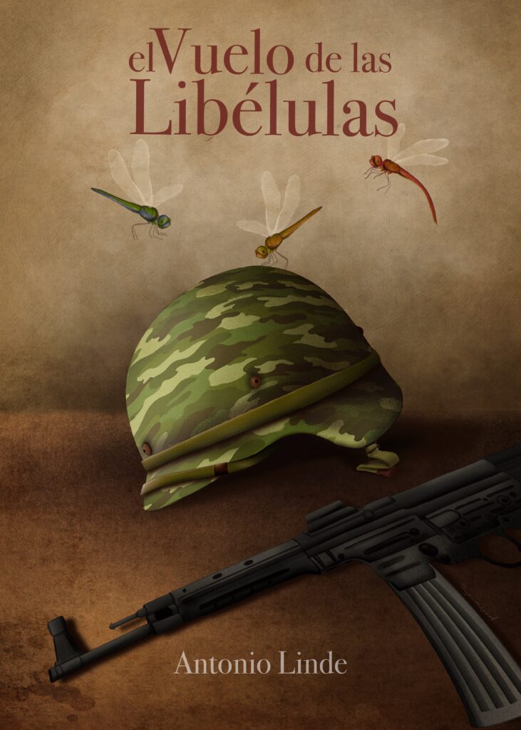 vuelo libélulas simple con autor